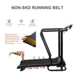 ZELUS Electric Folding Treadmill – Easy Assembly Walking Running Jogging Fitness Machine for Home Use & Gym Cardio Fitness, W/Extra-Long Handles for Safety