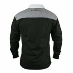 Guinness Heritage Charcoal Grey and Black Long Sleeve Rugby Jersey (Small)