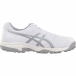 ASICS Women’s Lethal MP7 Field Hockey Shoes, Mid White/Grey Ea, Size 10
