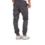 Dreamyth Cargo Pants for Men Relaxed Fit Straight Leg Multi-Pocket Tactical Pants Outdoor Hiking Work Athletic Pants