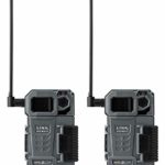 SPYPOINT Link-Micro-LTE Cellular Trail Camera Twin Pack with Batteries, Two Micro SD Cards, Card Reader, Spudz, and Two Steel Cases (Link-Micro-LTE-V)