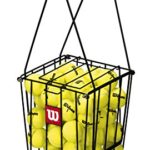Wilson Tennis Ball Pick Up Hopper – 75 Balls, Black (WRZ323900)