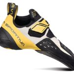 La Sportiva Men’s Solution Climbing Shoe, White/Yellow, 44