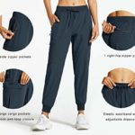 Libin Women’s Cargo Joggers Lightweight Quick Dry Hiking Pants Athletic Workout Lounge Casual Outdoor, New Navy L