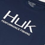 Huk Men’s Standard Pursuit Vented Long Sleeve 30 UPF Fishing Shirt, Sargasso Sea, X-Large