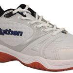Python Men’s Deluxe Indoor (Mid) Racquetball Shoe (Non-Marking) 10.5 (D) US White