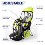 besrey Baby Backpack Carrier for Hiking Toddler Backpack Carrier Child Carrier Green