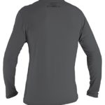 O’Neill Men’s Basic Skins UPF 50+ Long Sleeve Sun Shirt, Smoke, L