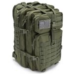 45L Military Tactical Backpacks For Men Camping Hiking Trekking Daypack Bug Out Bag Lage MOLLE 3 Day Assault Pack by QT&QY