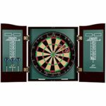 EastPoint Sports Derbyshire Bristle Dartboard and Cabinet Set, Green