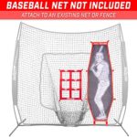 GoSports Baseball & Softball Pitching Kit – Practice Accuracy Training with Strike Zone & XTRAMAN Dummy Batter
