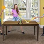 Big Time Super Pong Complete Portable Table Tennis Set – Includes Ping Pong Paddles, Ball, and Net – Easy Set Up