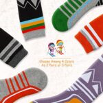 YOVOHARI Kids Ski Socks 2 Pairs/3 Pairs Warm Thick OTC Snow Socks for Boys Girls Winter Skiing Snowboarding