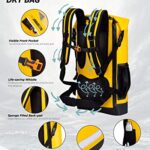IDRYBAG Waterproof Backpack Dry Bag PVC 30L, Floating Bag Dry Backpack for Men, Dry Sack Waterproof Bag for Kayaking, Canoeing, Boating, Camping, Hiking