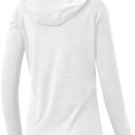TBMPOY Womens UPF 50+ Sun Protection Hoodie Shirt Long Sleeve Fishing Hiking Outdoor UV Shirt Lightweight White S