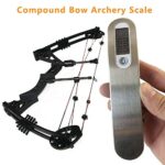 Archery Bow Scale for Draw Weight Peak Weight Hold Weight 110lb/50kg Multifunction Portable Digital Scale with Units g/oz/kg/lb Handheld Scale Recurve/ Compound Bow Tune Scale, ocs14