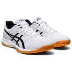 ASICS Men’s Gel-Furtherup Volleyball Shoes, 12, White/Black