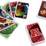 UNO NFL Card Game for Kids, Adults and Family Night, Features Logos of All 32 NFL Teams & a Special Rule