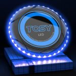 3 of TOSY Frisbee 36 LEDs, Extremely Bright, Smart Modes, Auto Light Up, Rechargeable, Perfect Birthday & Camping Gift for Men/Boys/Teens/Kids, 175g frisbees
