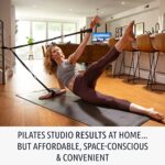 Corefirst Resistance Pilates System – World’s Best Portable, Reformer Style Pilates – Medium Premium Resistance Bands Set – Lightweight Portable Pilates for Home – App Workouts for All Levels Included