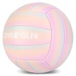 BYAOSUN Soft Official Volleyball for Indoor Outdoor Beach, Size 5 Training Volleyball for Beginner Teenager Adult…
