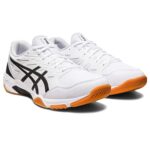 ASICS Men’s Gel-Rocket 11 Volleyball Shoes, 11, White/Pure Silver