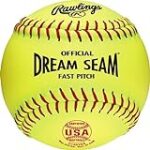 Rawlings | Official DREAM SEAM Fastpitch Softballs | 12″ ASA NFHS | C12RYSA | 12 Count