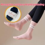 LucFoxsy Pilates Socks Yoga Socks for Women Non Slip Hospital Socks for Women Barre Sticky Socks