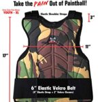 Maddog Padded Paintball & Airsoft Chest Protector (Reversible Woodland Camo/Black)