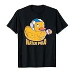 Water Polo Squeaky Rubber Duck on Funny Water Polo T-Shirt