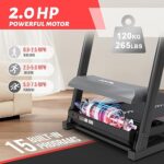 PASYOU Foldable Treadmill for Home – with Bluetooth Connectivity,Compact Treadmill with 15 Pre Programs Heart Rate Monitor Plus 44 Days Free Kinomap Membership