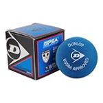 DUNLOP Elite Doubles Hard Squash Ball – Single Ball – P700202