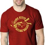 Scuba Steve Scuba Squad T Shirt Funny Vintage 90s Hilarious Retro Saying Cool Mens Funny T Shirts Vintage T Shirt for Men Funny Movie T Shirt Novelty Tees Red 3XL