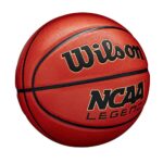 Wilson NCAA Legend Basketball – Size 5 – 27.5″, Orange/Black