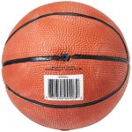 SKLZ Pro Mini Hoop 5-Inch Rubber Basketball, Orange