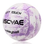 MSCYAE Volleyball Official Size 5,Soft Outdoor Volleyballs for Kids Youth Adults,Beginners Training VolleybalI for Indoor Backyard Park Beach to Play Games(Best Gift)