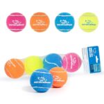 Best Pet Supplies Squeaky Tennis Toys for Dogs, 4-Pack, Heavy-Duty Interactive Pet Toys for Throwing and Fetching, Supports Exercise and Natural Behavior Training, Durable – Medium