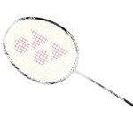 YONEX Astrox 99 Play Graphite Strung Badminton Racket with Full Racket Cover (White Tiger) | for Intermediate Players | 83 Grams | Maximum String Tension – 28lbs